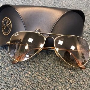 Ray Ban Aviator Sunglasses.